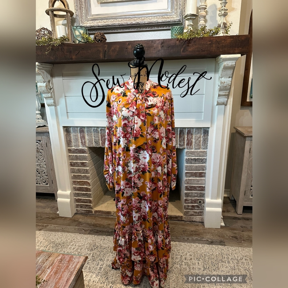 Floral Custom Maxi Dress